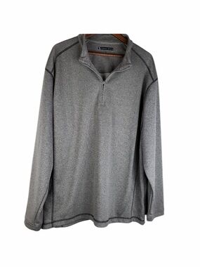 Pebble Beach Gray Pullover Quarter Zip Golf Sweatshirt 2XL
